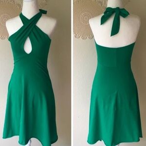 🆕 American Apparel Green Convertible Halter Marilyn Dress